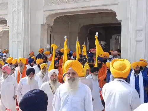 Nagar Kirtan started from Akal Takht Sahib.