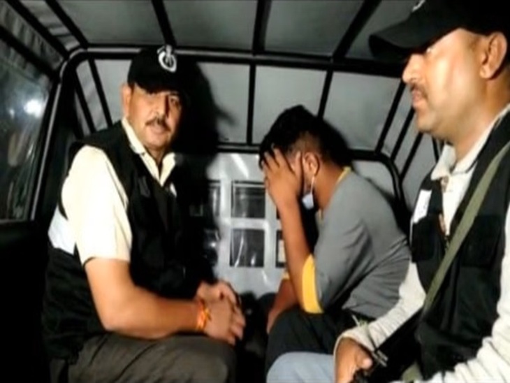 STF की गिरफ्त में RDF छिपाने वाला आरोपी शमशेर सिंह। (अगस्त 2022)