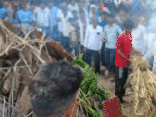 पैतृक गांव दुब्बी में सुनील कुमार की पार्थिव देह का अंतिम संस्कार किया गया।
