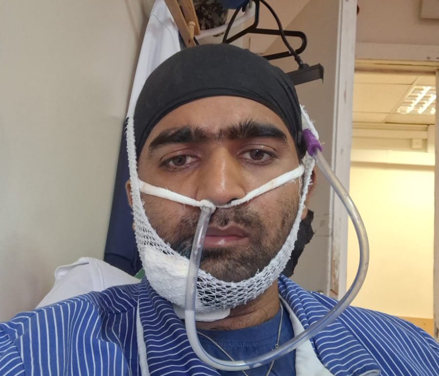 रूस के आर्मी अस्पताल में भर्ती पंजाब का युवक।