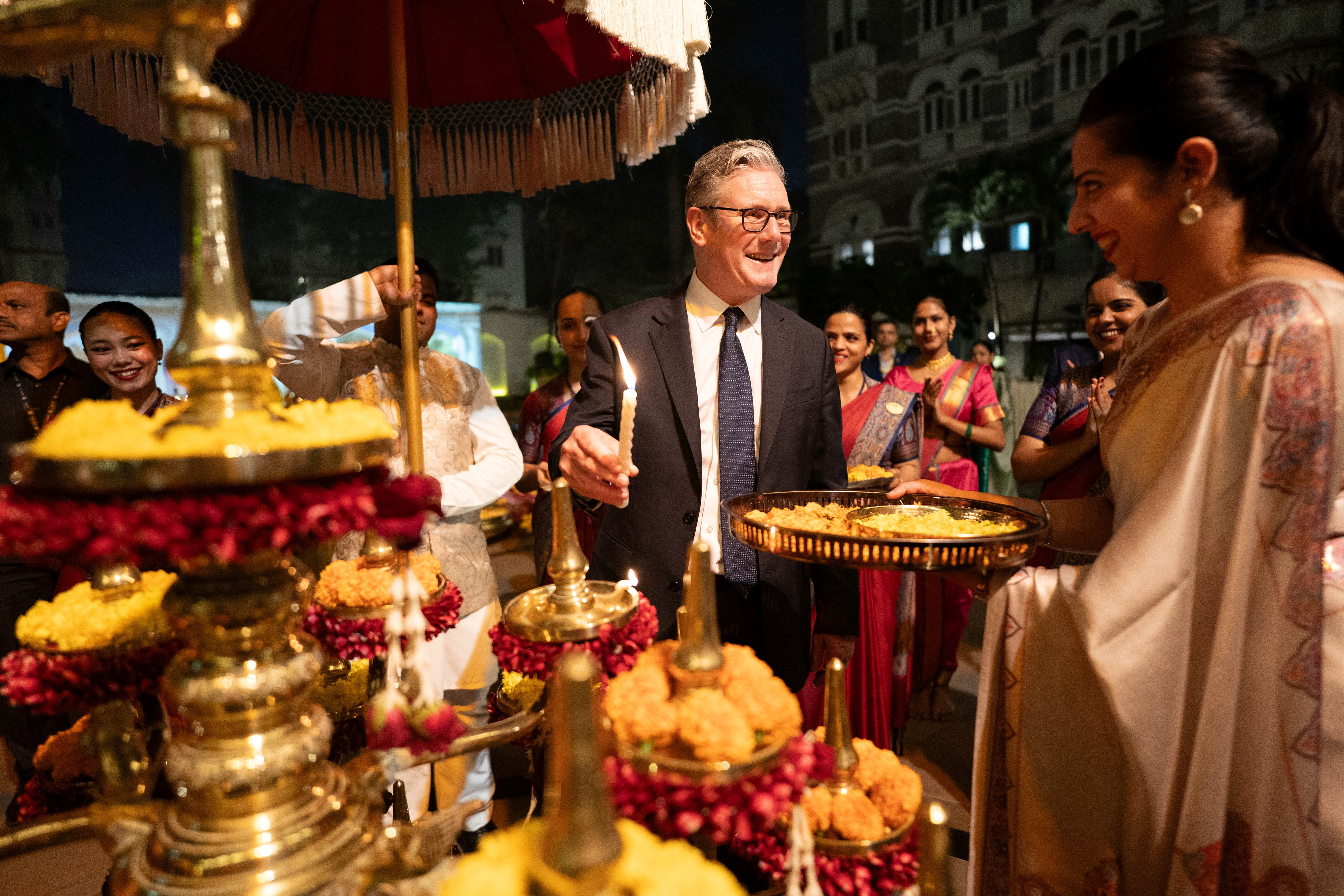 Starmer attended a special function in Mumbai, which was organized to enhance friendship between India and Britain.