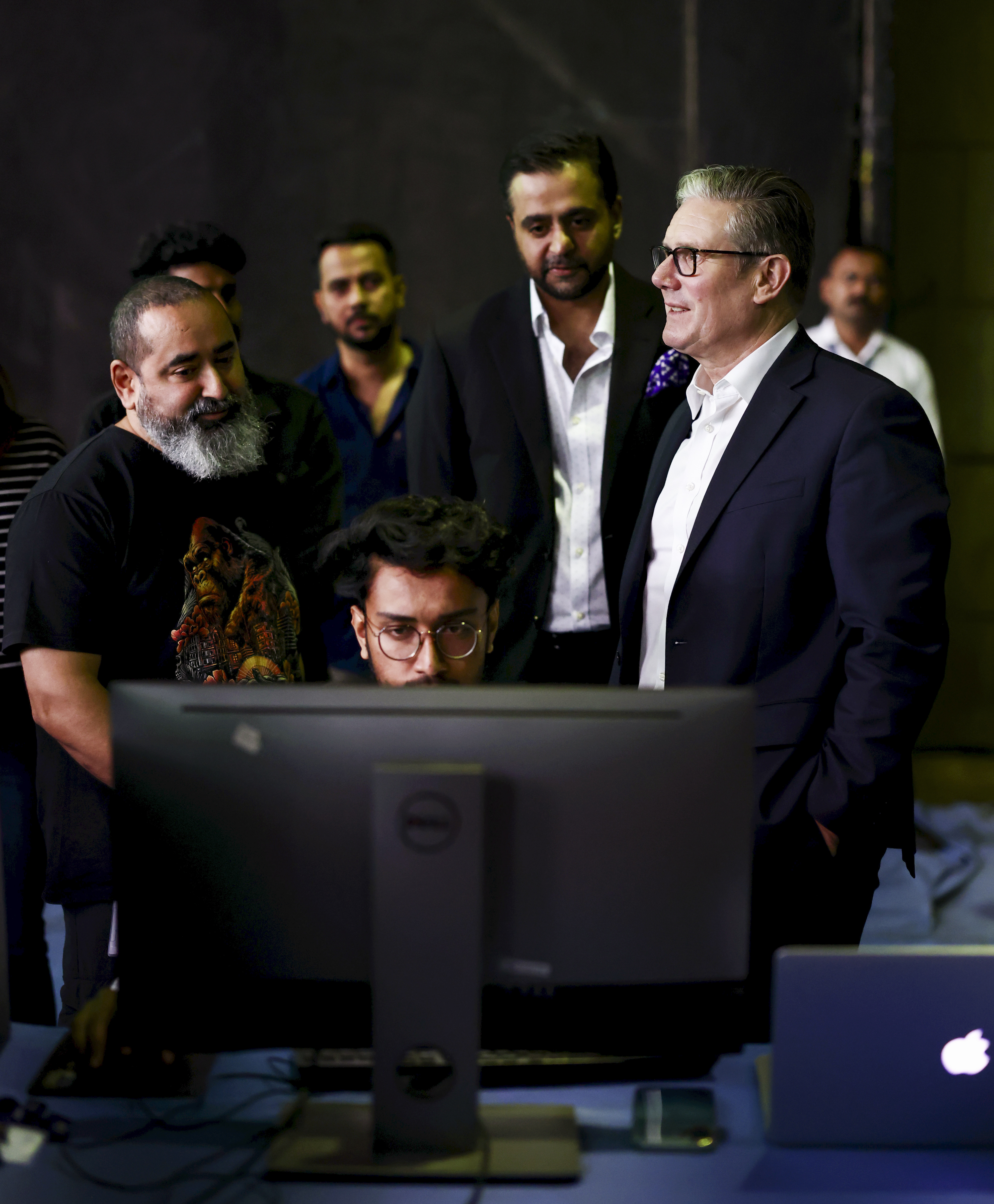Starmer also took stock of the technical functioning of Yash Raj Studio.