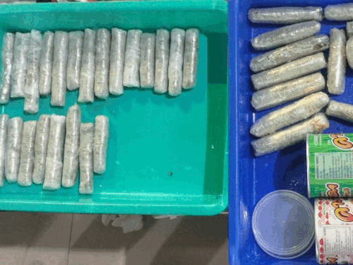 Amritsar Airport Seize Ganja 