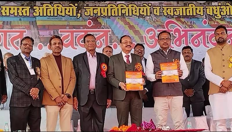 मेहर गढ़वाल समाज कल्याण परिषद के प्रांतीय अध्यक्ष है जीपी मेहरा। फोटो 25दिसंबर 2025 का समाज के कार्यक्रम का है।