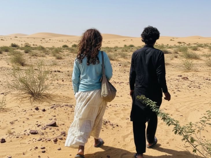 कच्छ के रतनपार गांव की सीमा पर संगवारी मंदिर तक पहुंच आए थे।