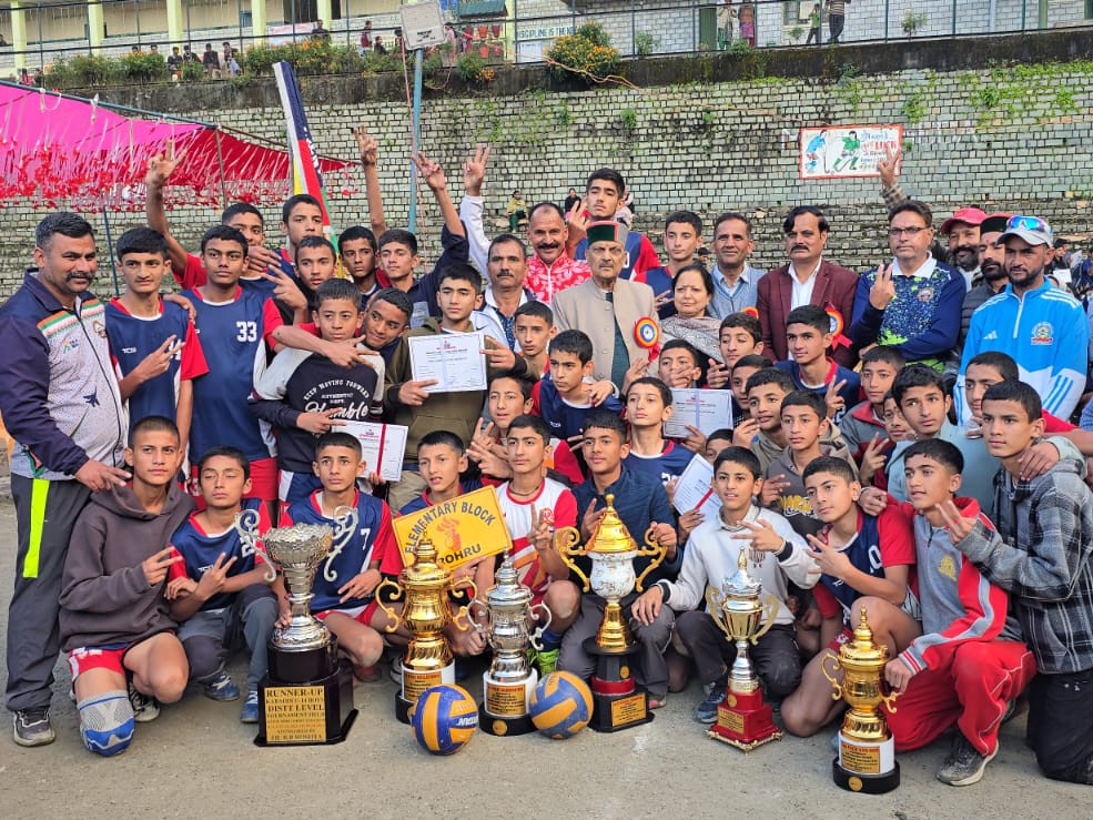 शिमला में अंडर-14 जिला स्तरीय प्रतियोगिता संपन्न:  21 खंडों से 850 खिलाड़ी हुए शामिल, विधायक नंद लाल ने विजेताओं को किया सम्मानित – Rampur (Shimla) News