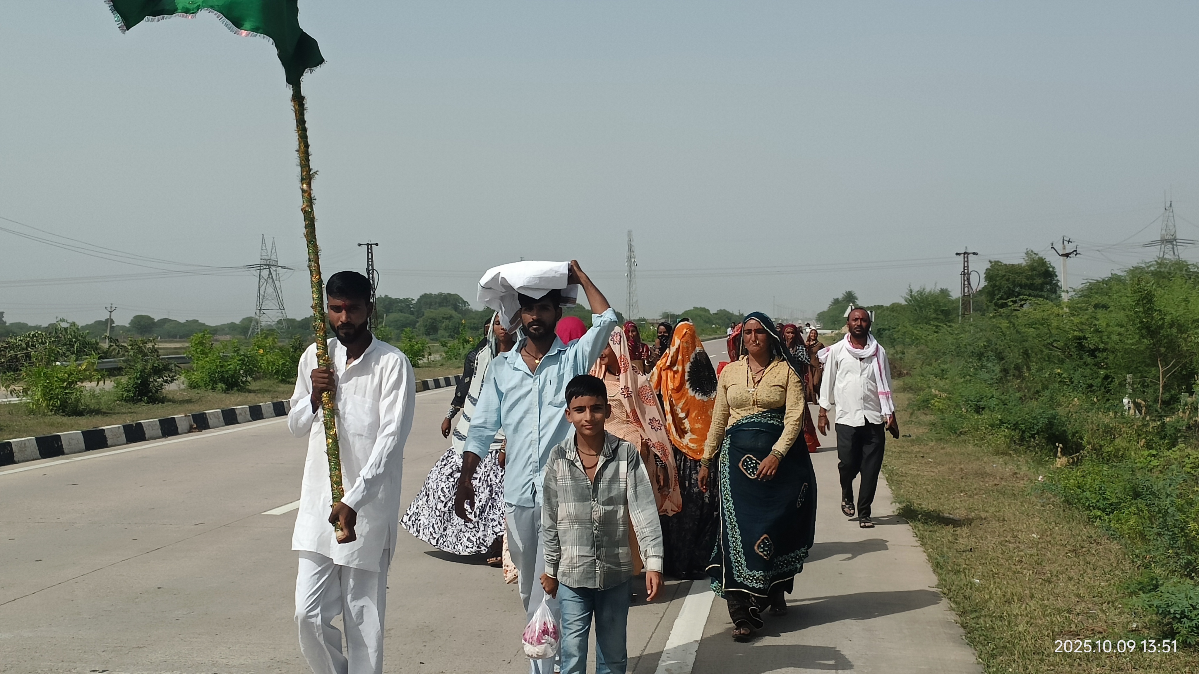 Baba Rasul The foot march reached the court of Rasul Khan Shaheed Baba | रसूल खां ...