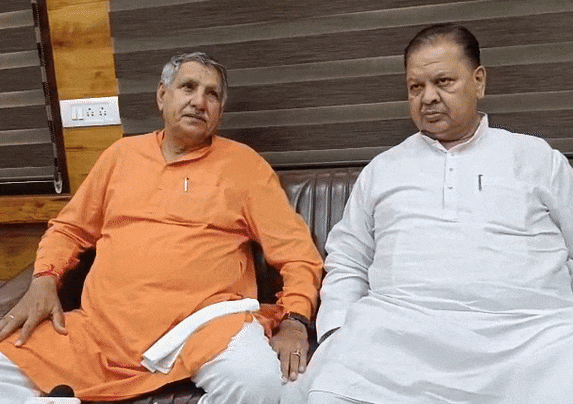 BJP MP Dharmbir said that the water that came to Bhiwani was from Hisar Lok Sabha.