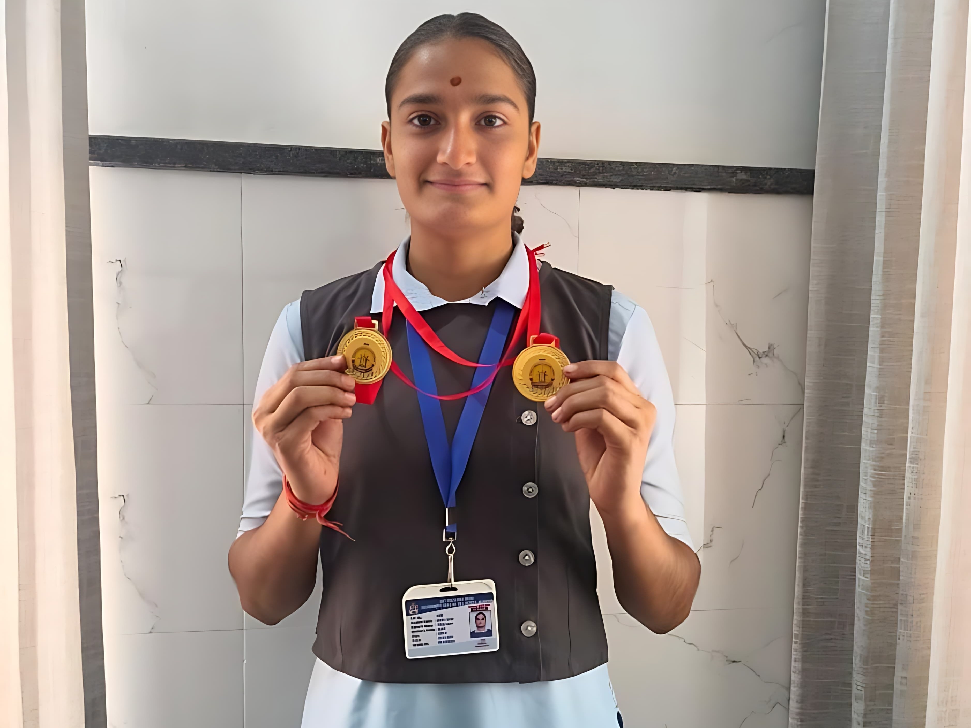 Napasar Napasar's daughter Ankita Saran won two gold medals | नापासर की बेटी ...