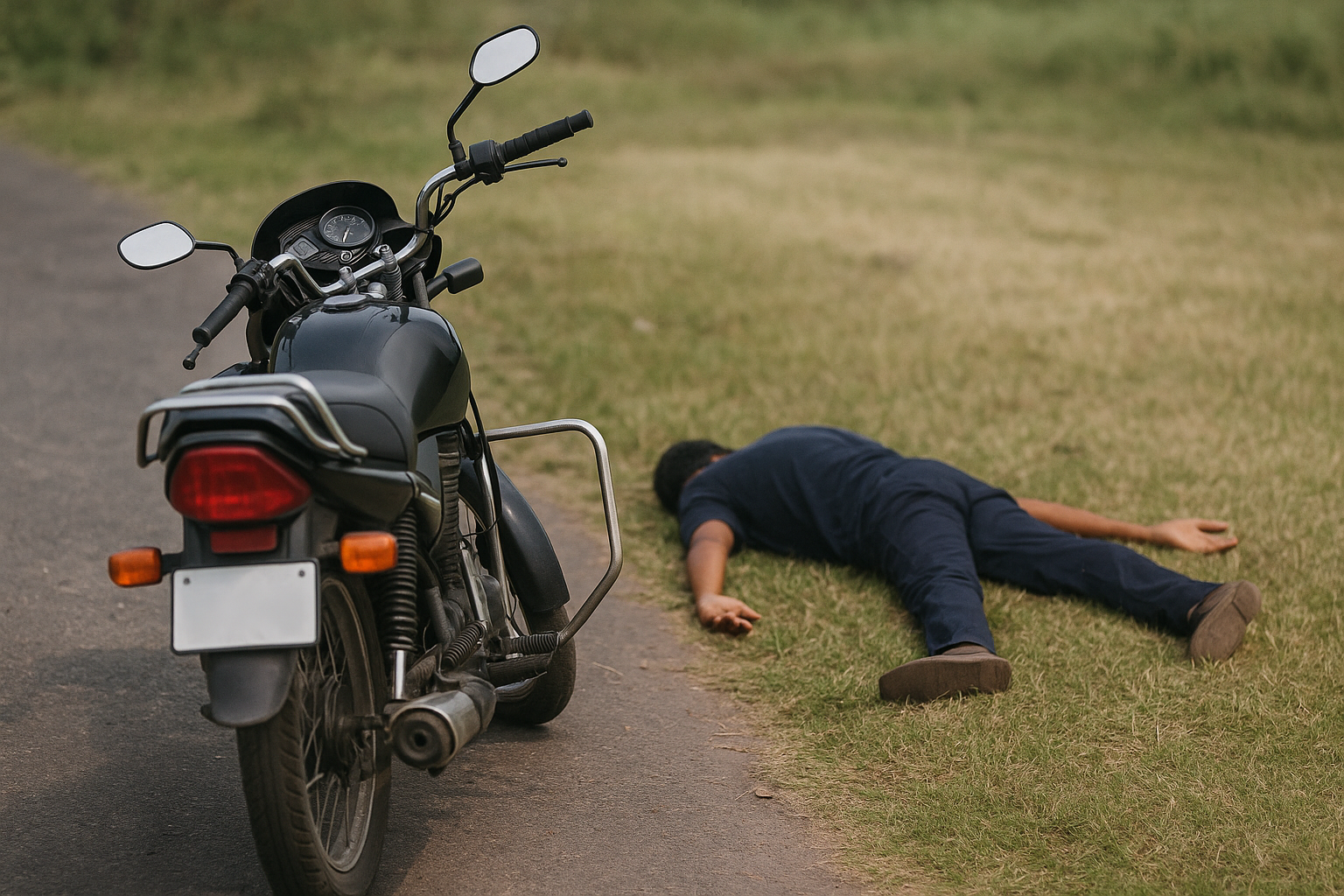 घटना के बाद कुछ इस स्थिति में मिला था राकेश का शव (इमेज सोर्स-AI)