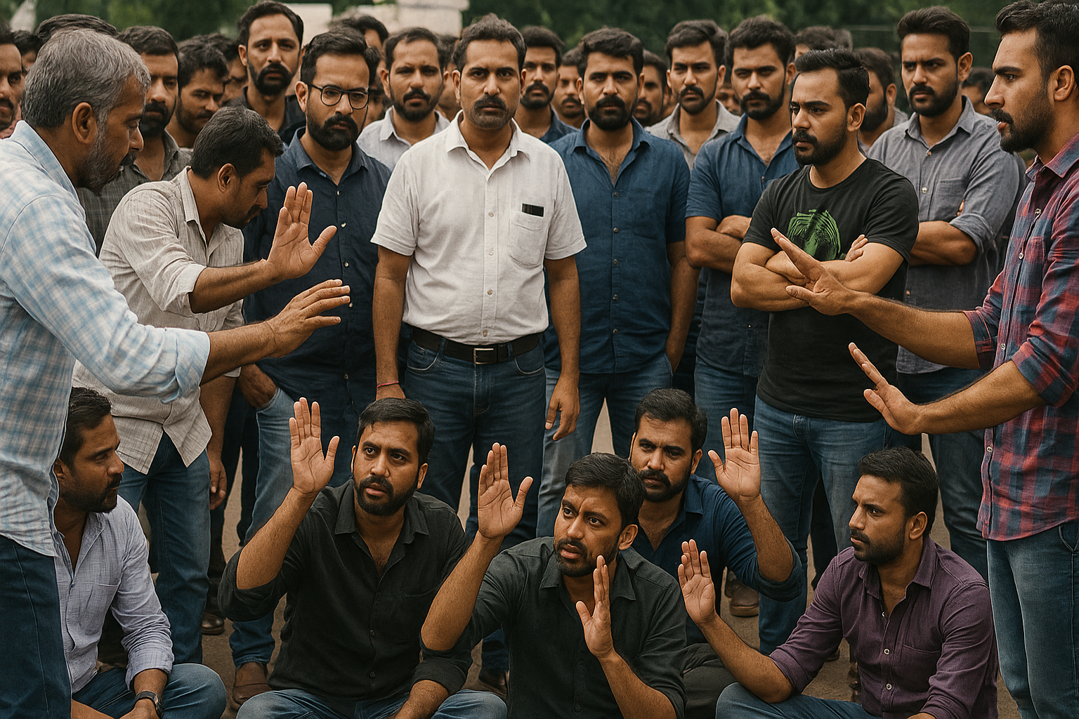 राकेश सेन की हत्या के बाद जोधपुर में धरना-प्रदर्शन भी किया गया था। (प्रतीकात्मक फोटो)