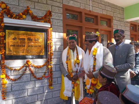 किन्नौर में 30 लाख के विकास कार्यों का उद्घाटन:  मंत्री जगत सिंह नेगी ने बास्केटबॉल कोर्ट और सामुदायिक हॉल का लोकार्पण किया – Kinnaur News