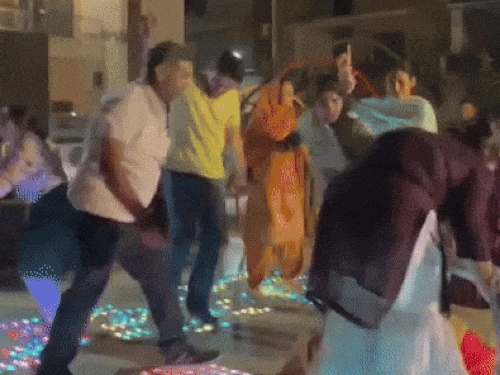 After having a heart attack, woman Asha fell face down on the DJ floor.