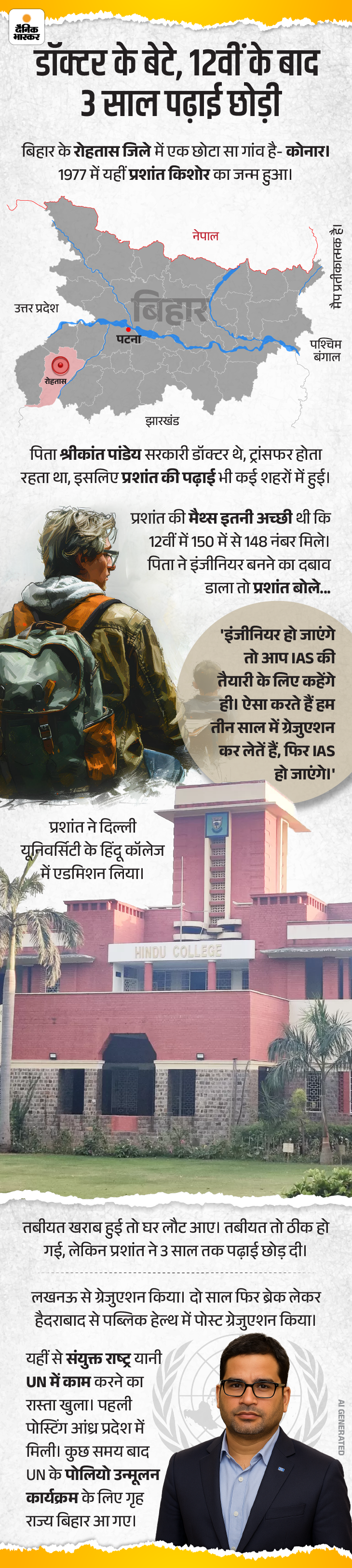 प्रशांत किशोर पर छापे क्यों नहीं पड़ते:  मोदी की एक कॉल पर UN की नौकरी छोड़ी, 6 साल में 6 सीएम बनवाए; PK की पॉलिटिक्स क्या है
