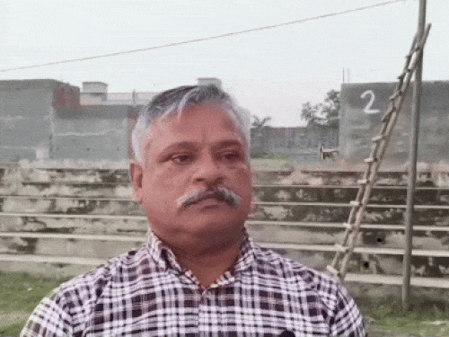 एसएचओ भूषण, जिन पर महिलाओं ने आरोप लगाए है।