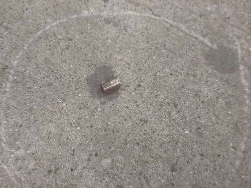 मौके से पुलिस को बरामद गोली का खाली खोल।