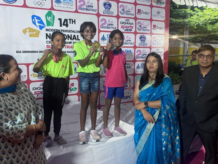धैर्या साहू ने 14वीं राष्ट्रीय मॉडर्न पेंटाथलॉन प्रतियोगिता में गोल्ड और सिल्वर मेडल जीता है।