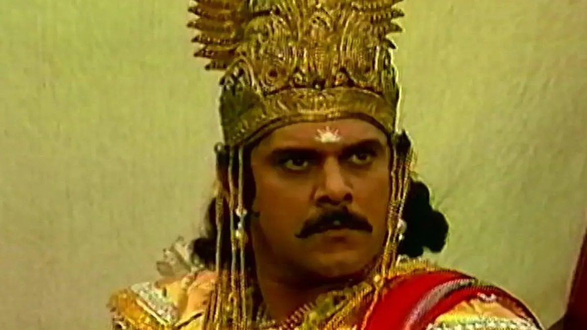 He B.R. Played the role of Karna in Chopra's serial Mahabharata.