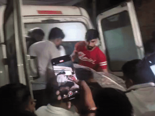 ASI संदीप का शव देर रात घर से पीजीआई के शवगृह ले जाया गया।