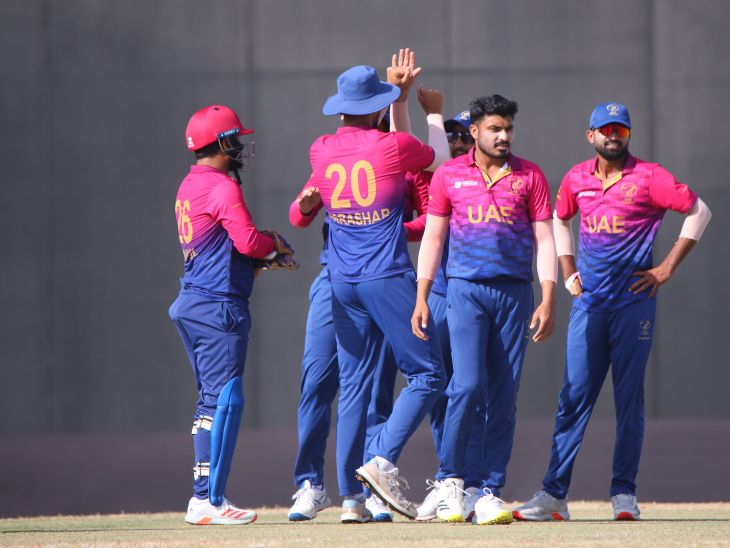 UAE ने क्वालिफायर टूर्नामेंट में तीसरे स्थान पर रहकर टी-20 वर्ल्ड कप में जगह बनाई। - Dainik Bhaskar
