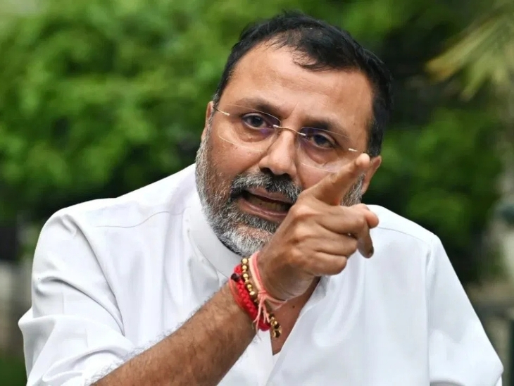 निशिकांत दुबे गोड्डा से BJP सांसद हैं। - Dainik Bhaskar