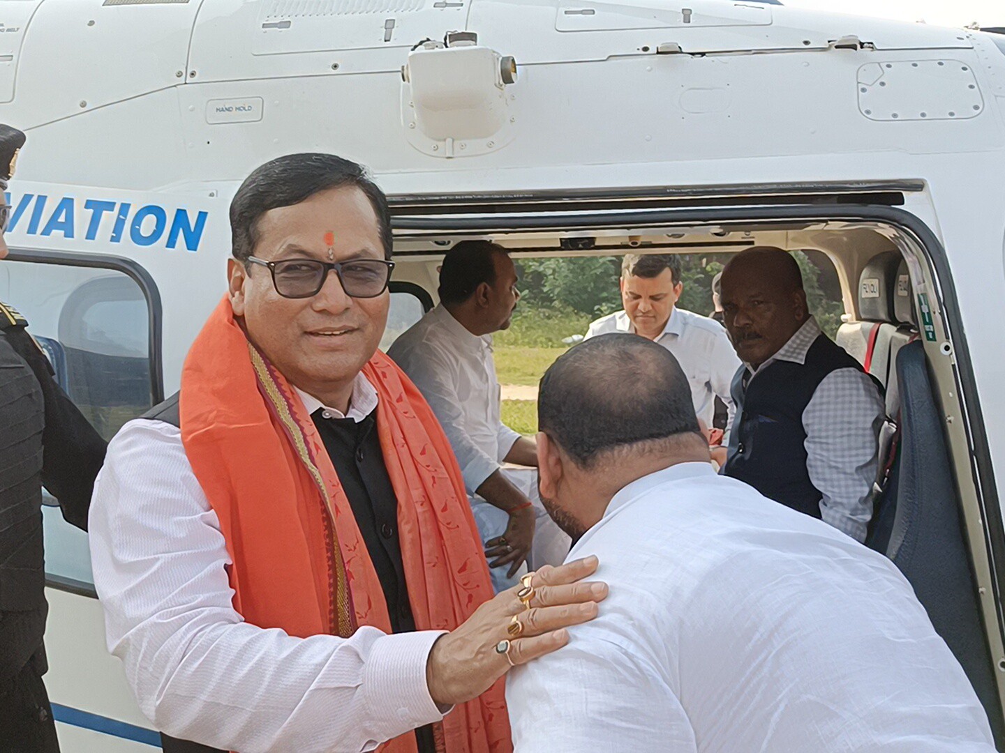 असम के सीएम पहुंचे जमुई।