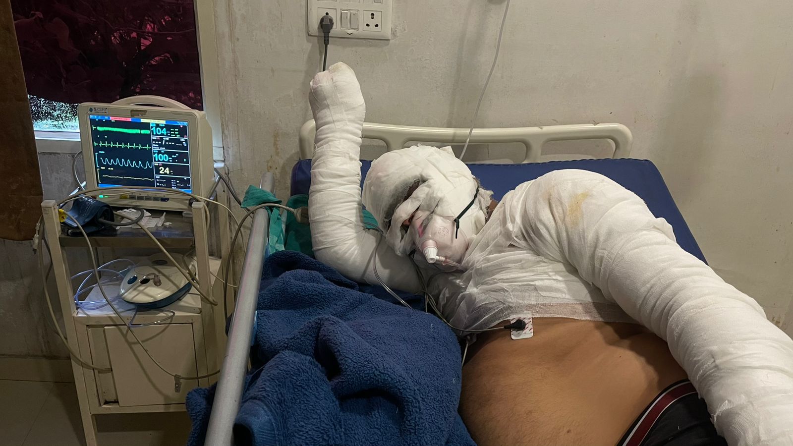 अस्पताल में दाखिल के दौरान मदनलाल