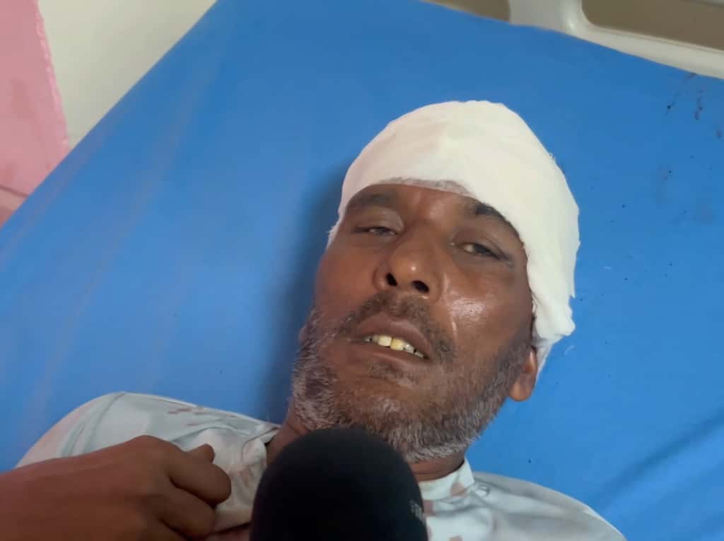 ड्राइवर सुनील गंभीर हालात में हॉस्पिटल में भर्ती है