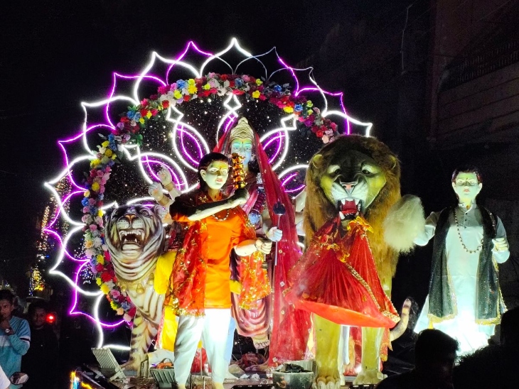 काली माई मंदिर में यात्रा का समापन हुआ