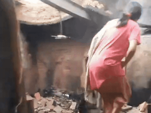 कुरुक्षेत्र में आग लगने से मकान की गिरी छत:  शॉर्ट सर्किट से भड़की, सामान जलकर राख, दूसरी जगह रह रहा था परिवार – Kurukshetra News