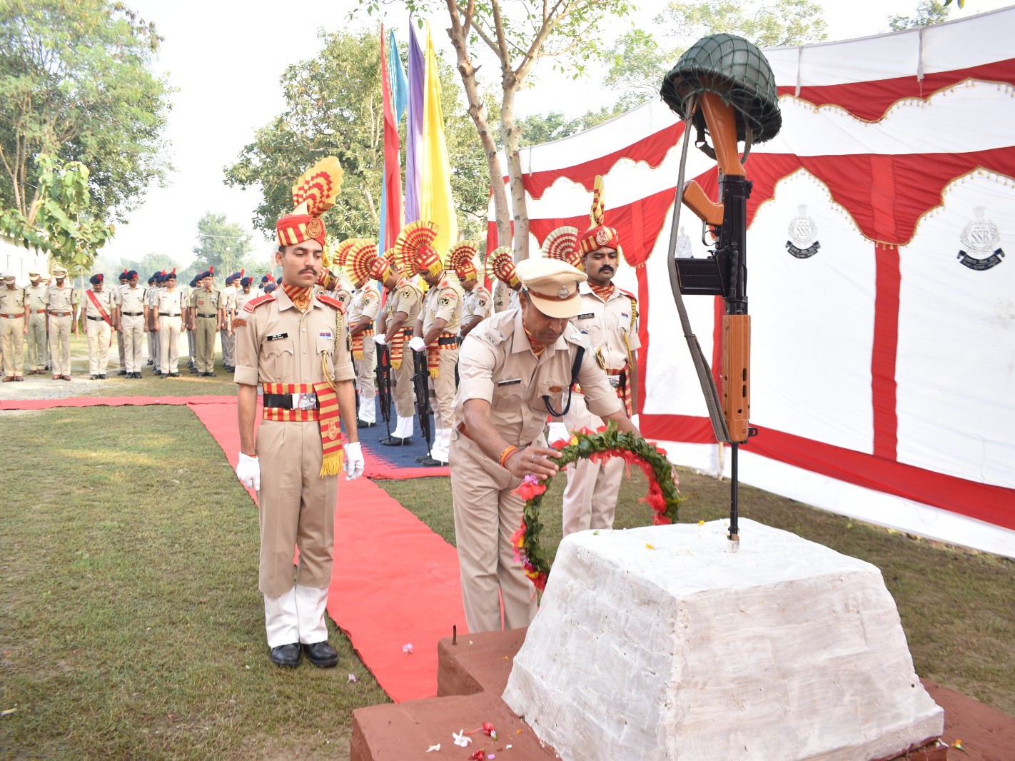 Bhinga SSB Bhinga paid tribute to the martyrs