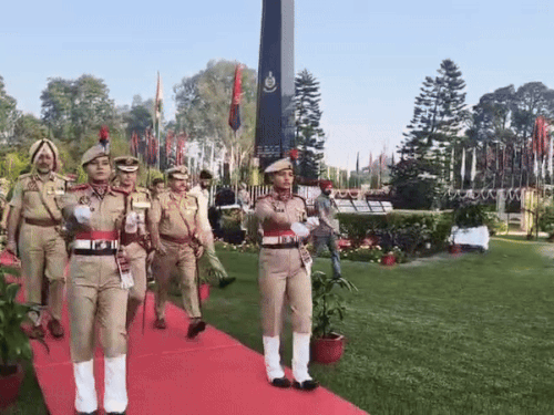 पीएपी जालंधर में पहुंचे पंजाब पुलिस के डीजीपी गौरव यादव।