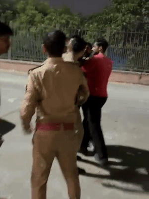 कुछ युवकों ने एक युवक की पिटाई कर दी। पुलिस से भी दबंगों ने गाली-गलौज किया।