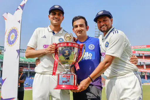 भारत ने वेस्टइंडीज को 2-0 से हराया।