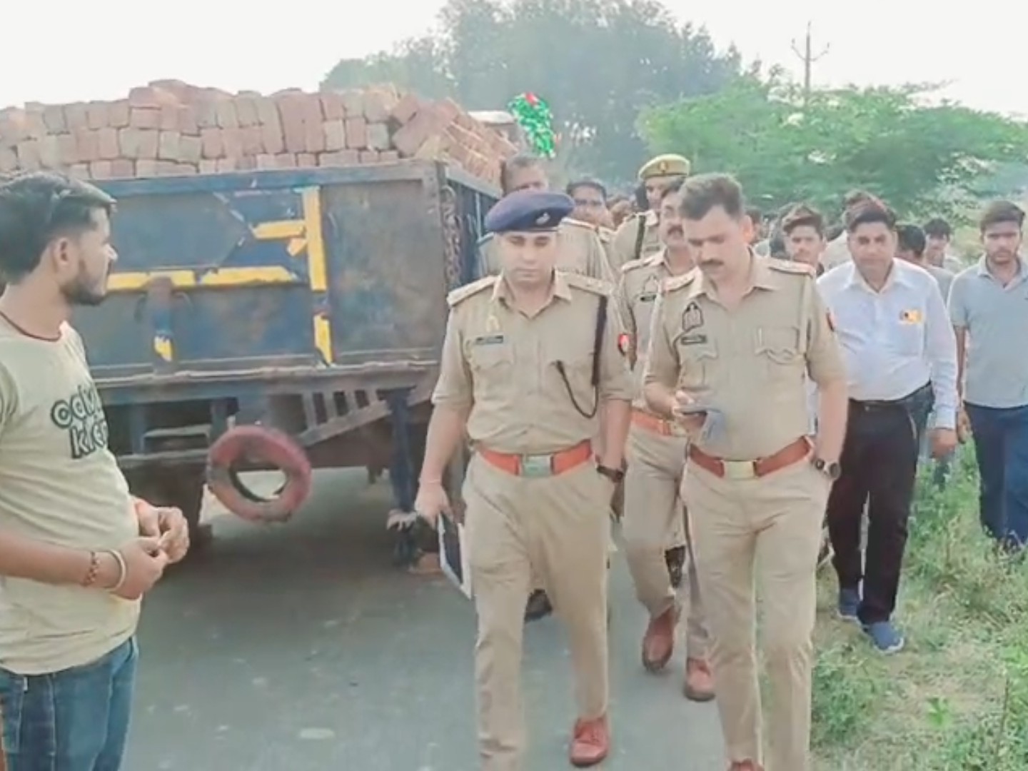 Bike rider dies after colliding with tractor
