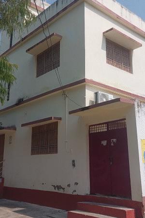 कल्याणबिगहा में नीतीश कुमार का पैतृक आवास, जो दो साल पहले पक्का बना है।