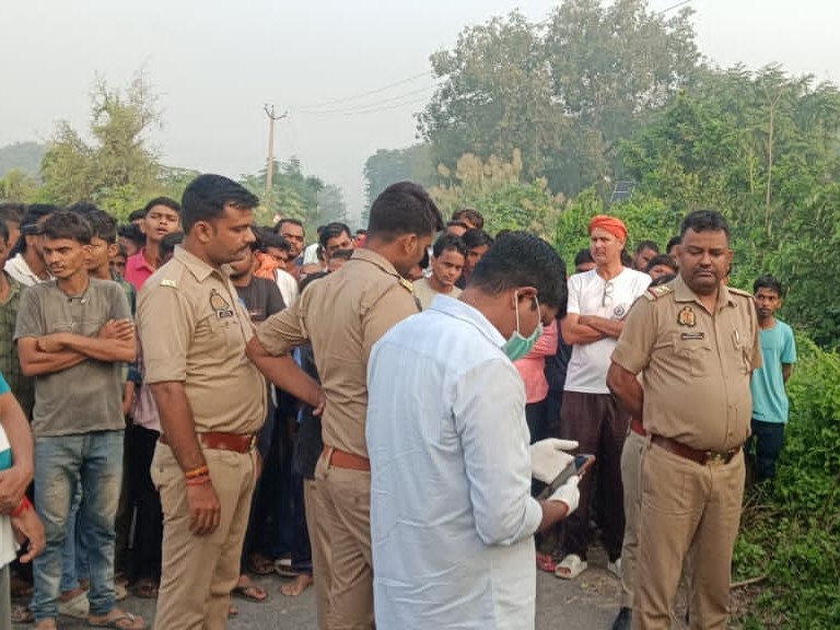 The body of a young woman was found in the bushes on the bank of a canal.