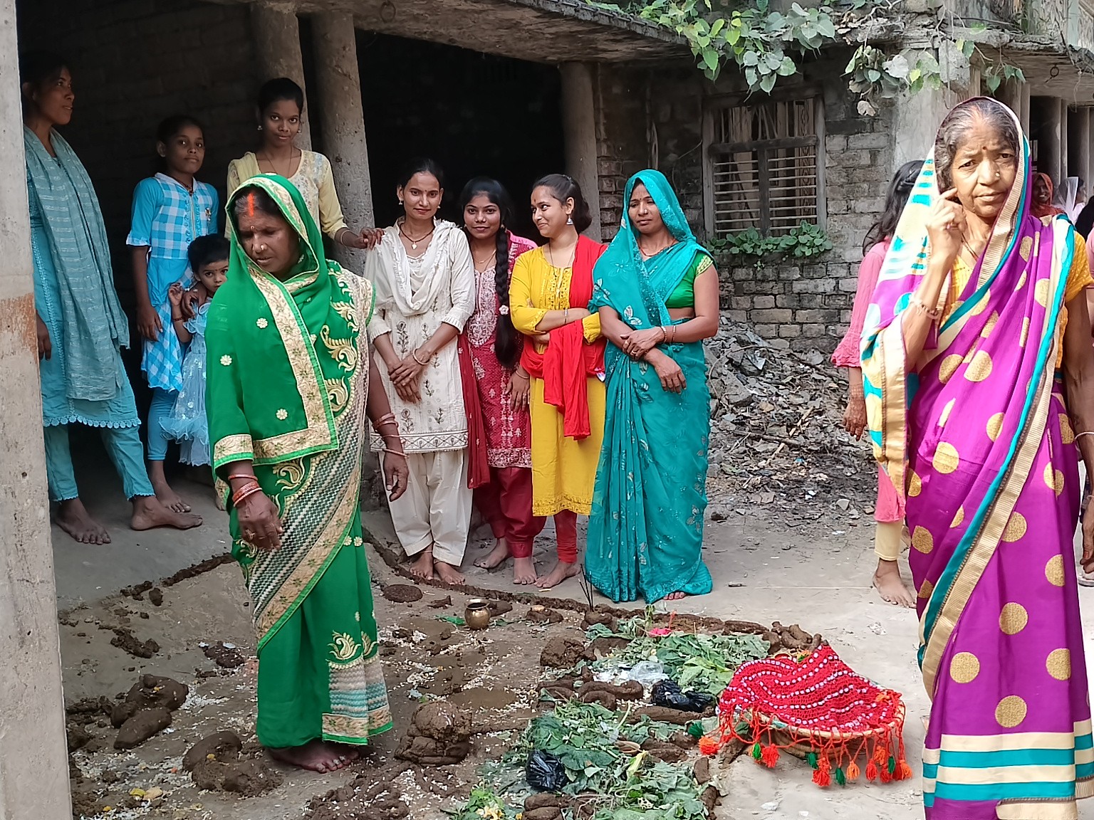 Govardhan Puja was celebrated in Bhatpar Rani