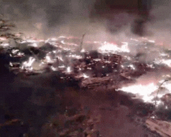 अप्रैल में केसरीखेड़ा में 80 से ज्यादा झोपड़ियां जल गई थीं। पता चला था कि रेलवे से रिटायर्ड वायरमैन रामबाबू यादव ने चार बीघा जमीन पर अवैध रूप से बांग्लादेशियों को बसा दिया था।