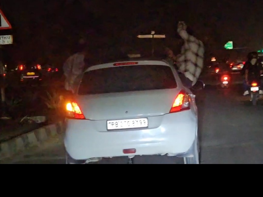 खरड़ नंबर की कार में सवार थे युवा