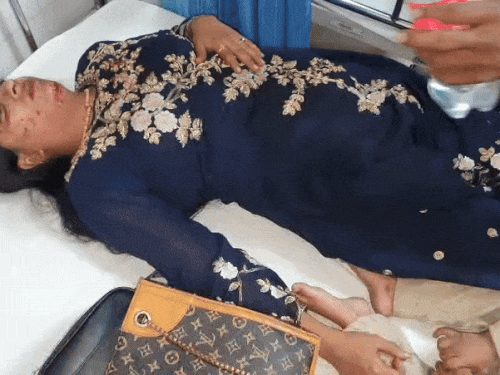 हादसे में घायल महिला