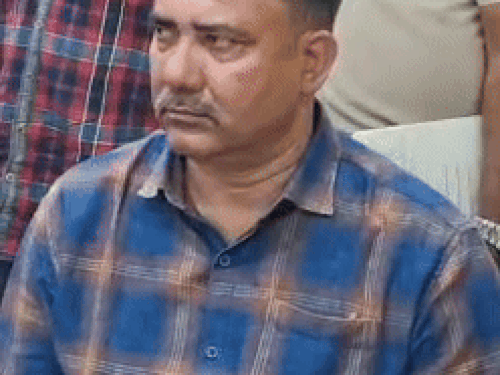 SI संदीप कुमार, जिनकी ऑडियो लीक हुई है। - Dainik Bhaskar