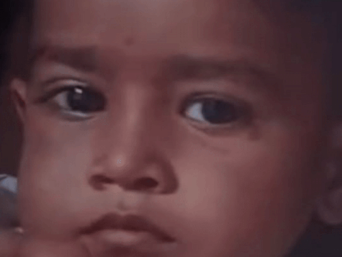 बच्चे रॉकी की फाइल फोटो। - Dainik Bhaskar