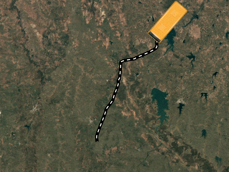 बस शिवपुरी जिले के पिछोर से अशोकनगर होते हुए इंदौर जा रही थी।