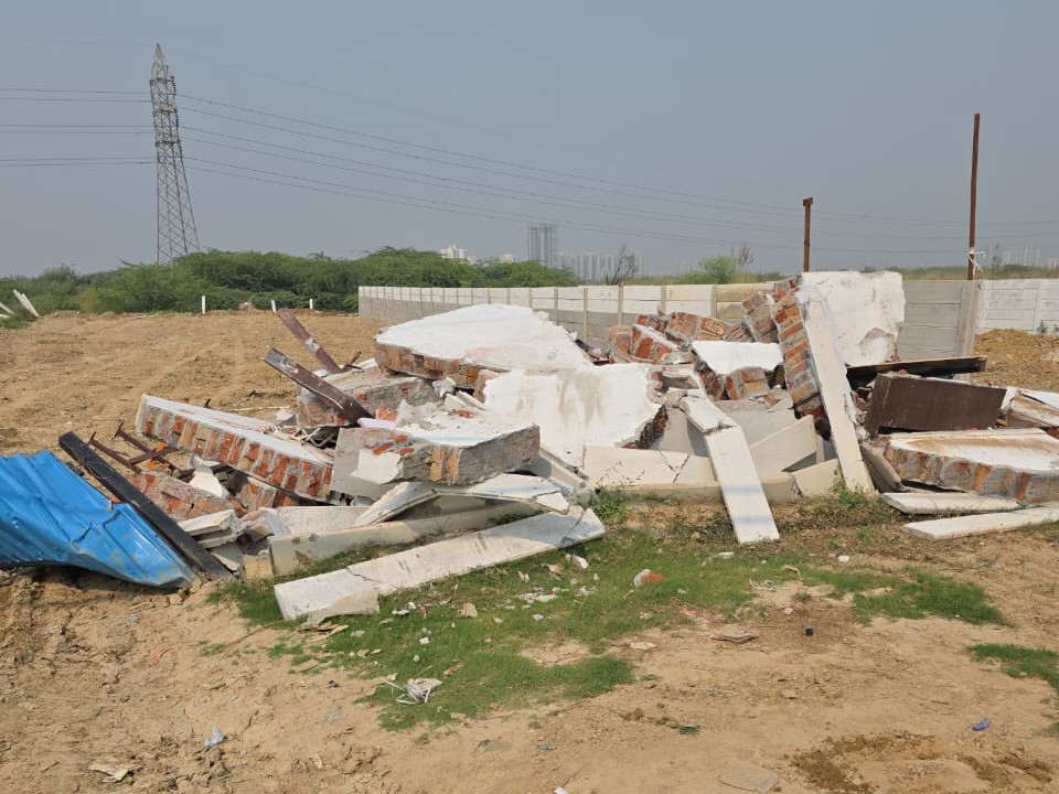 गुरुग्राम में नगर निगम ने हटाया अतिक्रमण:  पुलिस की मौजूदगी में ढहाए निर्माण; अवैध कब्जों को भी किया गया ध्वस्त – gurugram News