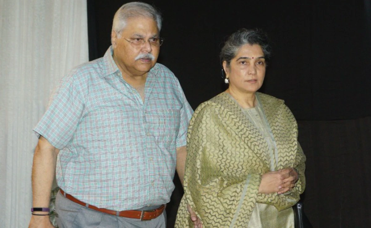 सतीश शाह के तीन बार प्रपोज करने के बाद पत्नी मधु से उनकी शादी हो पाई थी।