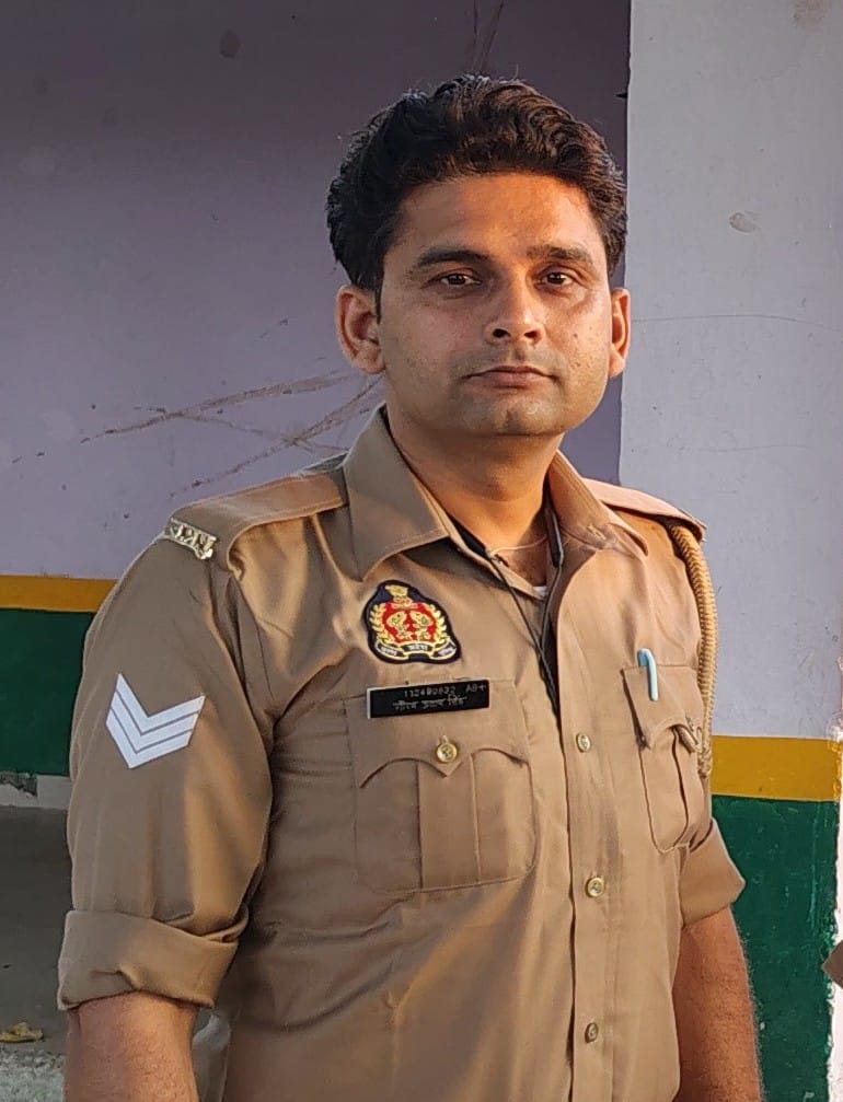 हादसे में निबोहरा थाने के हेड कॉन्स्टेबल गौरव प्रताप सिंह की मौत हुई है।