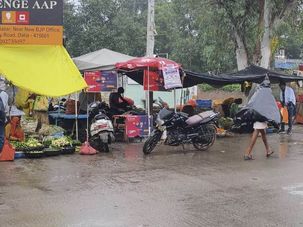 दतिया में बारिश से धान की फसल को नुकसान:  बुआई की तैयारी करने वालों के लिए सही; पानी गिरने से ठंडक बढ़ी – datia News