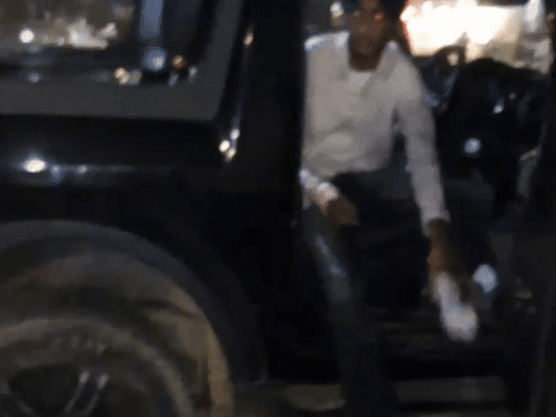 हादसे के बाद थार चालक को पुलिस ने लिया हिरासत में।