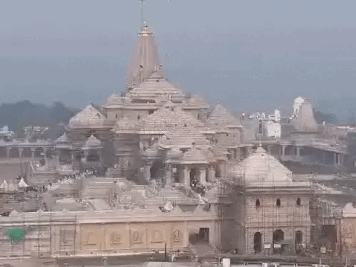 राम मंदिर का निर्माण बनकर हुआ तैयार।